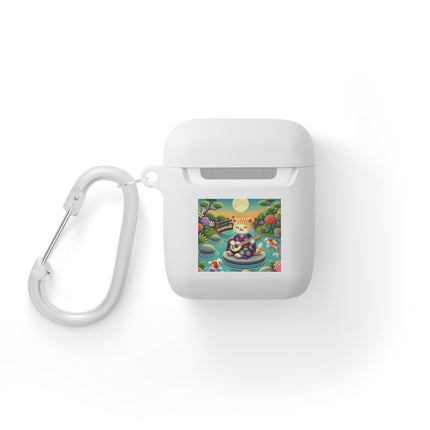 Melodic Kitten by the Koi Pond AirPods and AirPods Pro Case