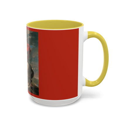 Napoleon Crossing the Alps by Jacques-Louis David Colorful Mugs (11oz, 15oz)