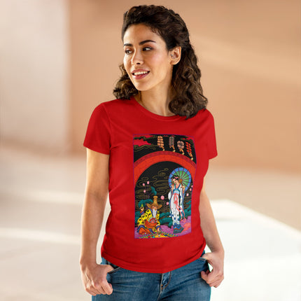 The Romance of Perfume by George Barbier Women's Midweight Cotton Tee