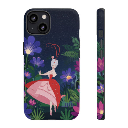 🌺✨ The Lady Of The Starlit Enchanted Garden Phone Case – Art Deco Floral Fantasy