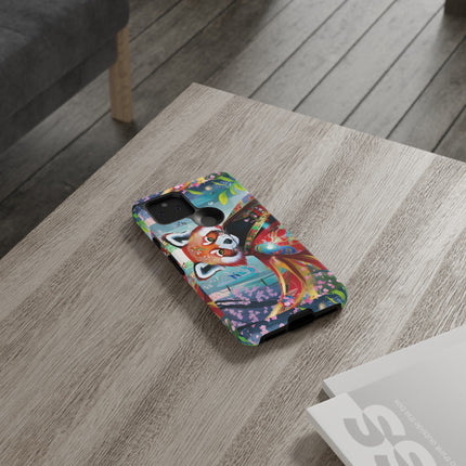 Cybernetic Red Panda Phone Cases