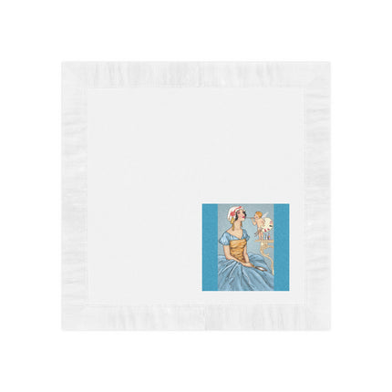 The Enchanting Painter White Coined Napkins