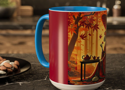 Theatrical Harvest Rabbit Colorful Mugs (11oz, 15oz)