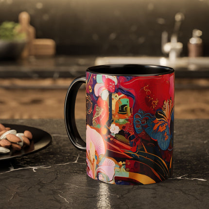 Ethereal Irises Colorful Mugs (11oz, 15oz)