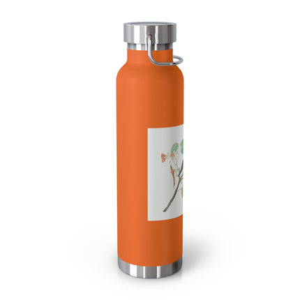 Orange-Headed Ground Thrush by Shaikh Zain al–Din Copper Vacuum Insulated Bottle, 22oz