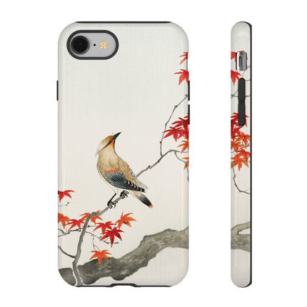Japanese Bird on Maple by Ohara Koson Phone Cases