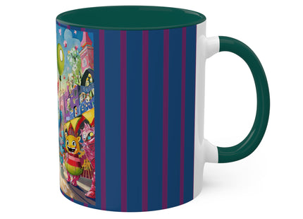 Monster Parade Madness Colorful Mugs, 11oz