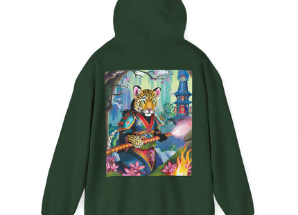 Cyberpunk Leopard – Heavy Blend™ Hooded Sweatshirt