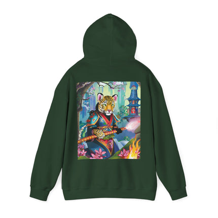 Cyberpunk Leopard – Heavy Blend™ Hooded Sweatshirt