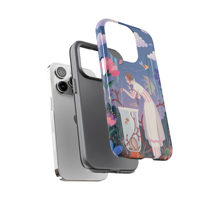 🐠🌸 The Enchanted Aquarium Garden Phone Case – Art Deco Underwater Fantasy