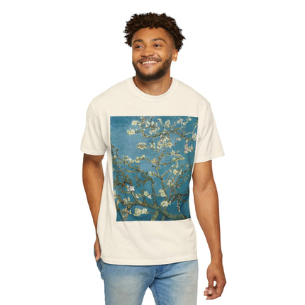 Almond Blossom by Vincent van Gogh Unisex Garment-Dyed T-shirt