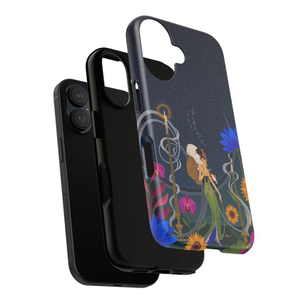 🌙🕯️ The Lady Of The Midnight Garden Phone Case – Art Deco Nocturne