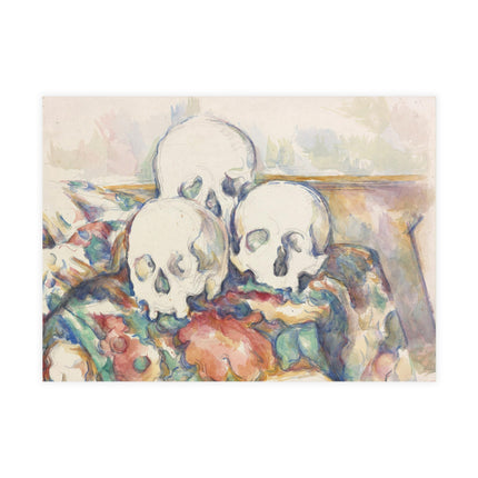 The Three Skulls by Paul Cézanne Postcards (envelopes included) - Bundles of 10, 30, 50 Pieces