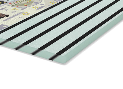 Wrapped in Elegance Glass Cutting Board