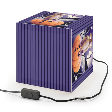 The Startled Pumpkin Light Cube Lamp