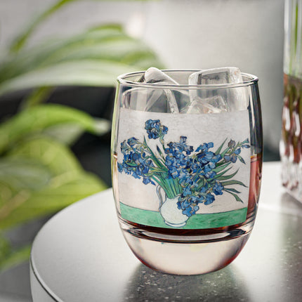 Irises by Vincent Van Gogh Whiskey Glass