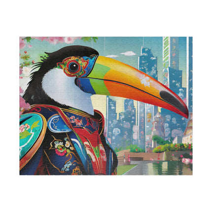 Cyber Toucan Chic Puzzle (110, 252, 520, 1014-piece)