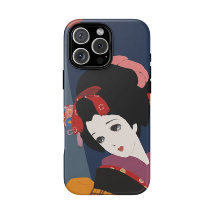 Geisha Portrait Phone Case – Elegant Beauty & Timeless Grace
