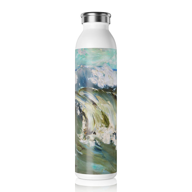 The Wave by Karl Hagemeister Slim Water Bottle
