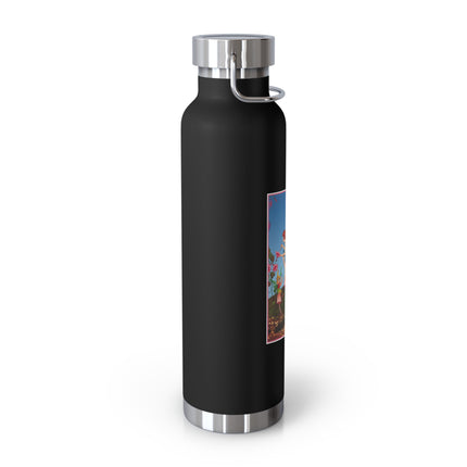 Periwinkle Painting the Petals by Ida Outhwaite Copper Vacuum Insulated Bottle, 22oz