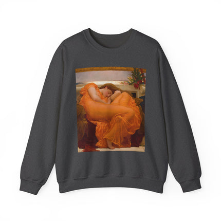 Flaming June by Frederic Leighton Heavy Blend™ Crewneck Sweatshirt