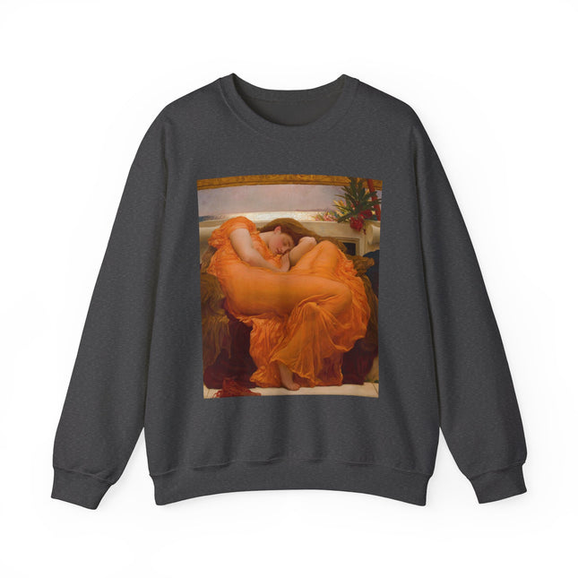Flaming June by Frederic Leighton Heavy Blend™ Crewneck Sweatshirt