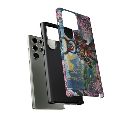 Cyberpunk Samurai Owl Phone Cases