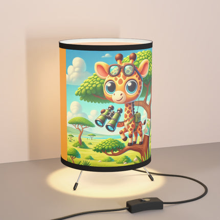 Giraffe Lookout Tripod Lamp