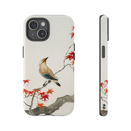 Japanese Bird on Maple by Ohara Koson Phone Cases