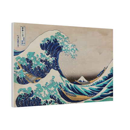 The Great Wave off Kanagawa by Katsushika Hokusai Matte Canvas, Stretched, 0.75"