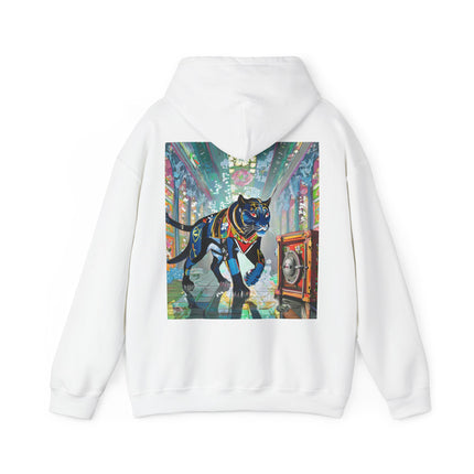 Cyber Panther’s Hunt – Heavy Blend™ Hooded Sweatshirt