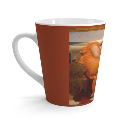 Flaming June by Frederic Leighton Latte Mug