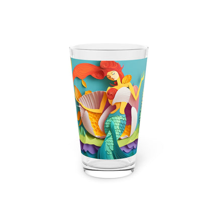 Charming Mermaid Glass, 16oz