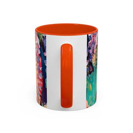 Golden Wisteria Symphony Colorful Mugs (11oz, 15oz)