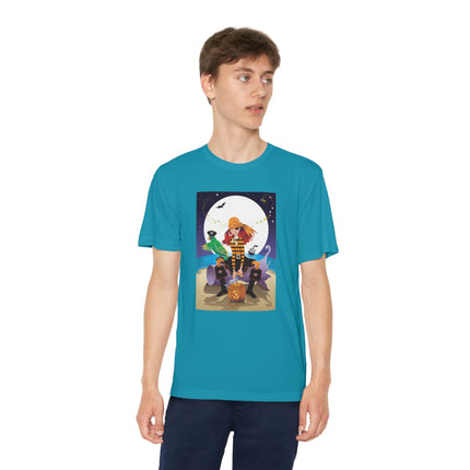 Moonlit Pirate Halloween Youth Competitor Tee