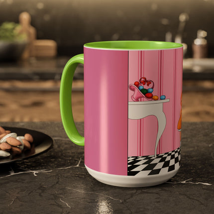 Easter Joy in Deco Hues Colorful Mugs (11oz, 15oz)