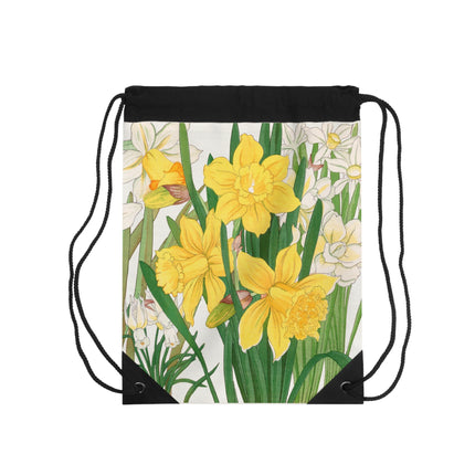 Daffodil by Tanigami Kônan Outdoor Drawstring Bag