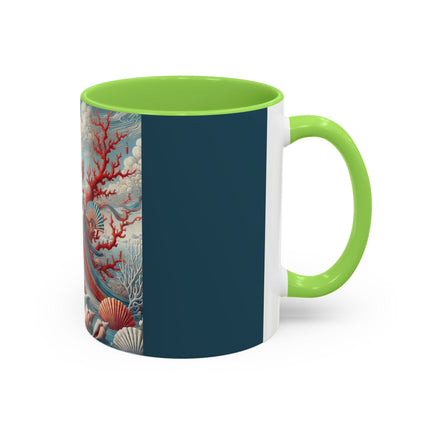 Ladies by the Quiet Sea Colorful Mugs (11oz, 15oz)
