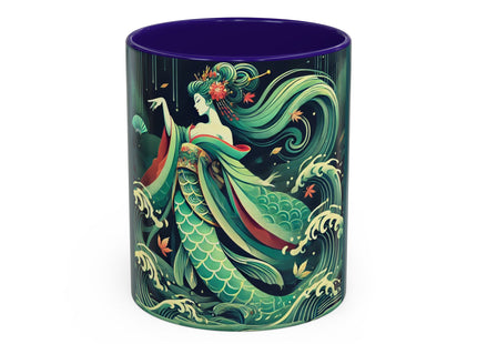 Mermaid Queen Rising from the Deep Colorful Mugs (11oz, 15oz)