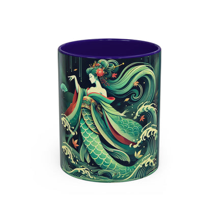 Mermaid Queen Rising from the Deep Colorful Mugs (11oz, 15oz)