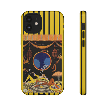Falbalas et fanfreluches La paresse (Laziness) by George Barbier Phone Cases