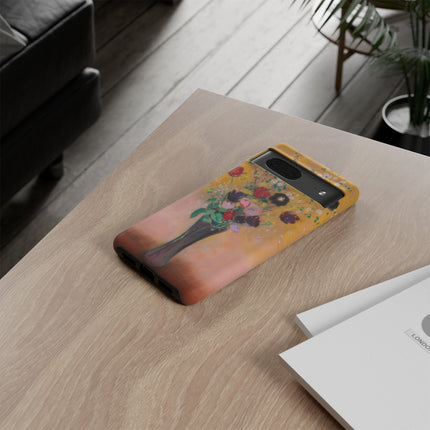 Vase of Flowers by Odilon Redon Phone Cases