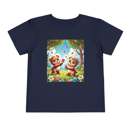Teddy Bear Friendship Toddler Short Sleeve Tee