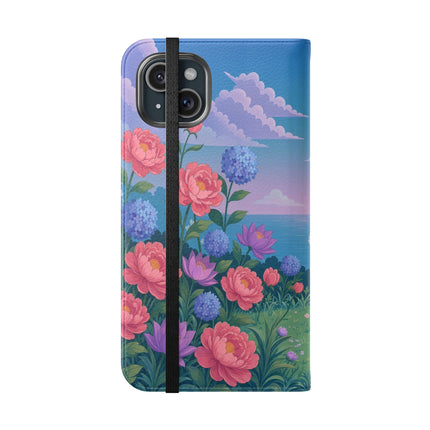 🌸🩰 The Garden Dancer Flip Case – Art Deco Floral Whimsy