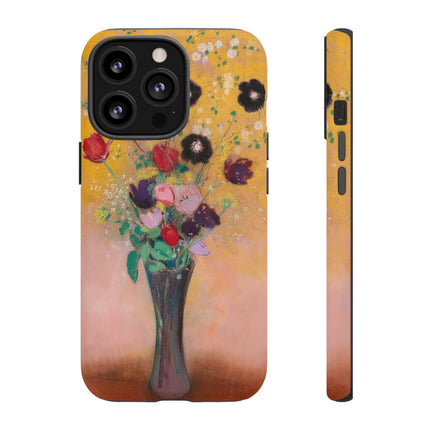 Vase of Flowers by Odilon Redon Phone Cases