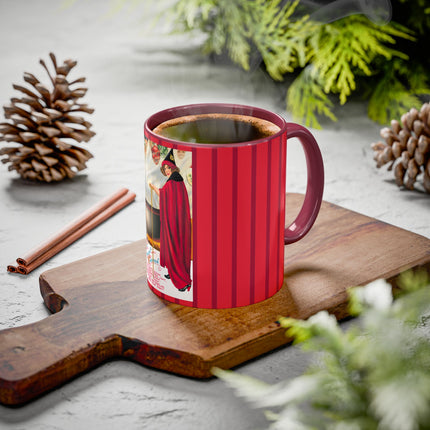 The Hallowe'en Cauldron In the Firelight's Gleam Colorful Mugs (11oz, 15oz)