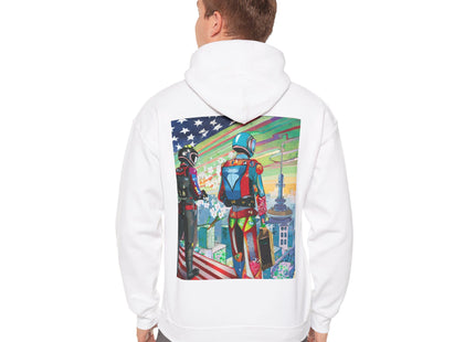 NSA Cyber Punk Computer Hacking Team – Heavy Blend™ Hooded Sweatshirt