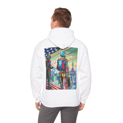 NSA Cyber Punk Computer Hacking Team – Heavy Blend™ Hooded Sweatshirt