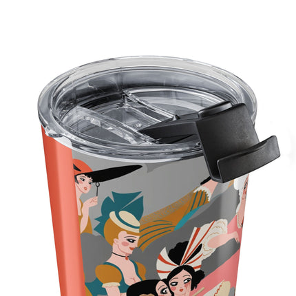 Celestial Masquerade 20oz Tumbler – Theatrical Elegance & Floating Whimsy