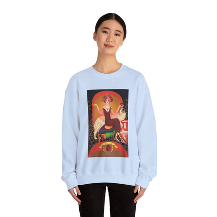 January & Garnet (from the Gem Series) by Sofia Chiostri Heavy Blend™ Crewneck Sweatshirt